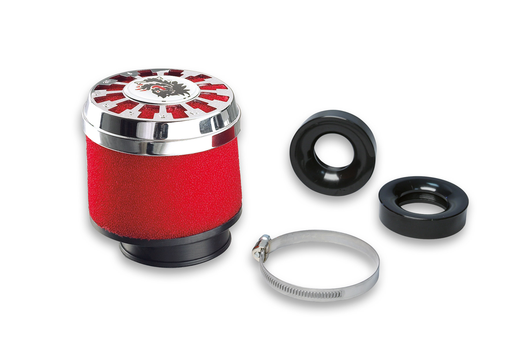 Malossi RED FILTER E13 D.60 straight for PHBG 15?21-PHBL 20?26 threaded carburettors